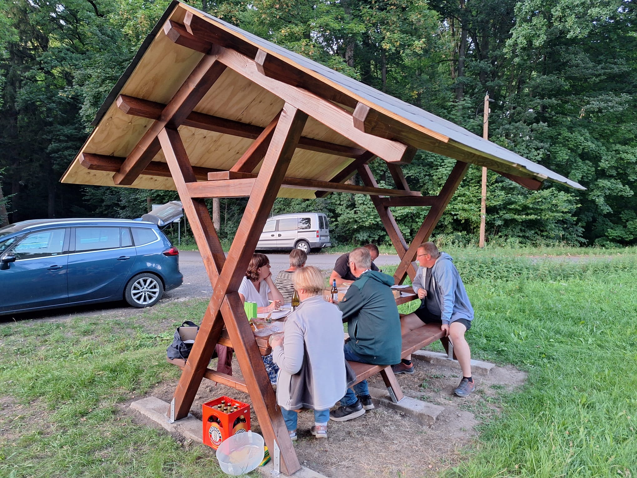 Erste Vorstandssitzung im neuen Vereinsheim
